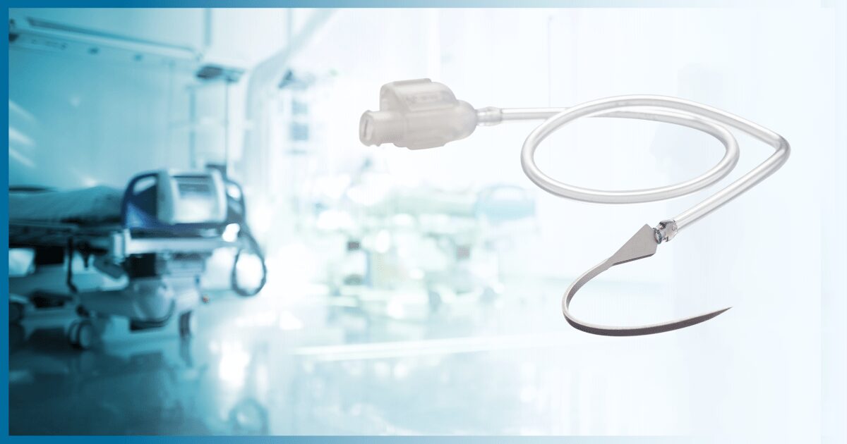 Hospital room with medical instrument